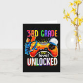 Gamer zurück zur Schule Gamepad 3. Stufe Karte (Gelbe Blume)