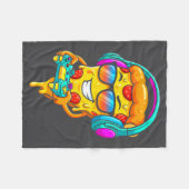 Gamer Zza Slice Video Gaming Boy Enthusiast Gamer Fleecedecke (Vorderseite (Horizontal))