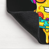 Gamer Zza Slice Video Gaming Boy Enthusiast Gamer Mousepad (Ecke)