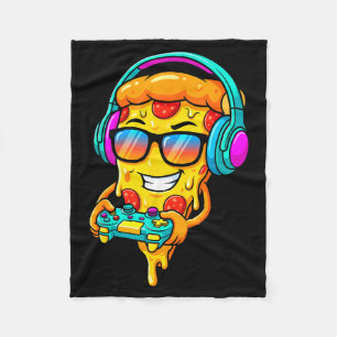 Gamer Zza Slice Videospiel Junge Enthusiast Gamer Fleecedecke