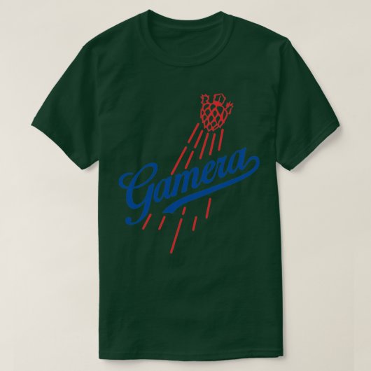 GAMERA Baseball-Stil T-Shirt (Design vorne)