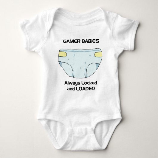 Gamerbaby Baby Strampler (Vorderseite)