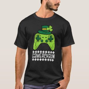 Gamerchaun Irish Gamer Paddys Men St Patrick Day B T-Shirt
