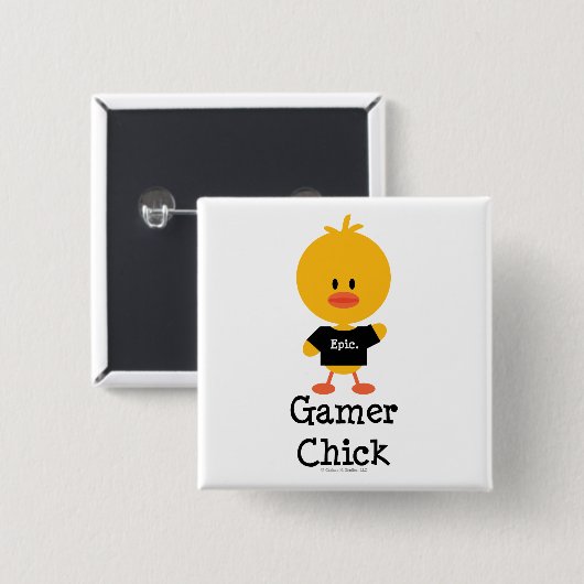 GamerChick Button (Vorne & Hinten)