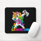 Gamercorn Dabbing Einhorn Videospiel-Controller Ga Mousepad (Mit Mouse)