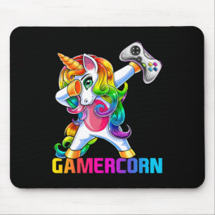 Gamercorn Dabbing Einhorn Videospiel-Controller Ga Mousepad