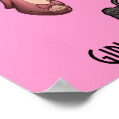 GamerGirl-Poster Poster (Ecke)