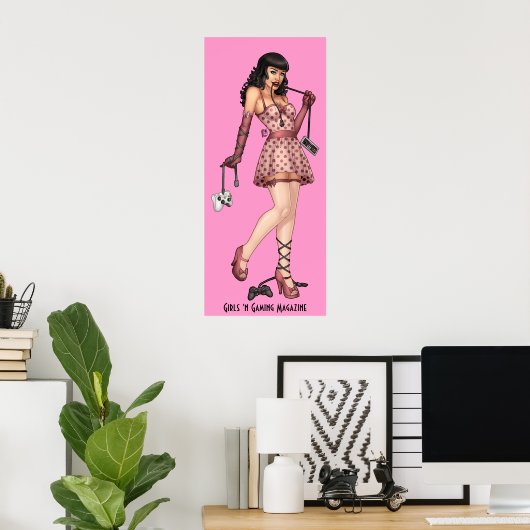 GamerGirl-Poster Poster (Heimbüro)