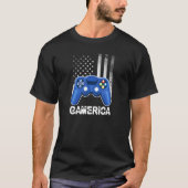 Gamerica Video Game Kids Controller Ameri T-Shirt (Vorderseite)