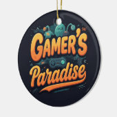 Gamerparadies Keramik Ornament (Links)
