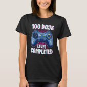 Gamers 100 Days Level Completed Boys 100th Day Of T-Shirt (Vorderseite)