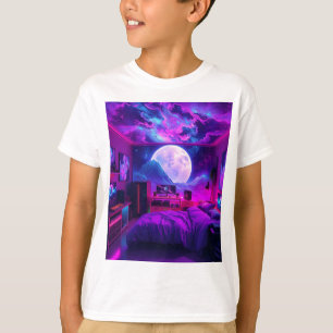 Gamer's Bedroom auf einem anderen Planet Kids T -  T-Shirt