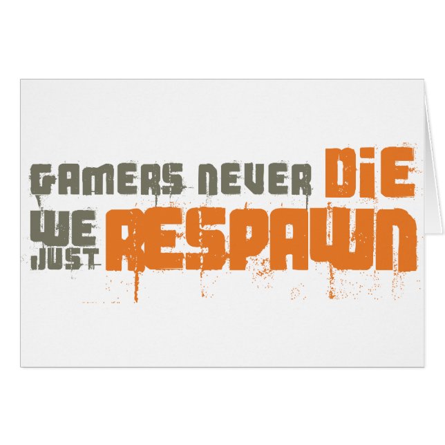 Gamers die nie uns gerade Respawn (Vorderseite (Horizontal))