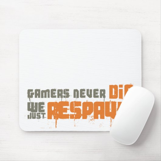 Gamers die nie uns gerade Respawn Mousepad (Mit Mouse)