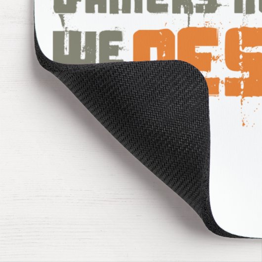Gamers die nie uns gerade Respawn Mousepad (Ecke)