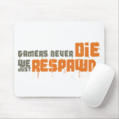 Gamers die nie uns gerade Respawn Mousepad (Mit Mouse)