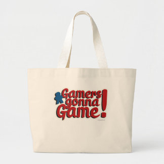 Gamers Gonna Game Epic Boardgame Slogan Jumbo Stoffbeutel
