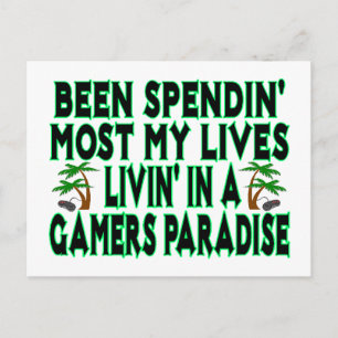 Gamers Paradise Postkarte