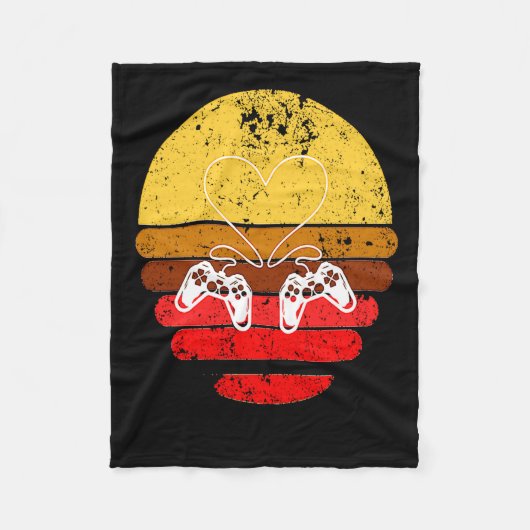 Gamers Valentine Valentines Day For Gamers 1  Fleecedecke (Vorderseite)