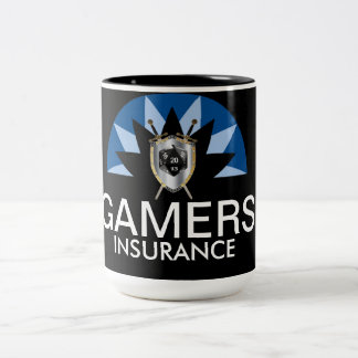 Gamers-Versicherung Zweifarbige Tasse