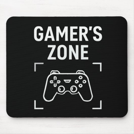 GAMER'S ZONE Minimalist Gaming MousePad (Vorne)