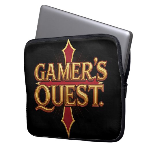 Gamersuche Laptopschutzhülle (Vorderseite Links)