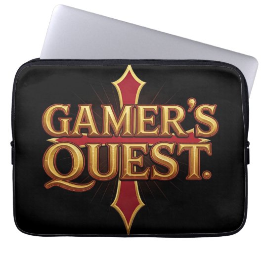 Gamersuche Laptopschutzhülle (Vorderseite)