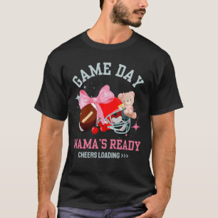 GAME'S DAY MAMA'S READY Football Mama T-Shirt
