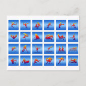 Games Design Postkarte (Vorderseite)