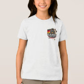 Games Germany T-Shirt – Zeig deinen Gaming-Style! Tri-Blend Shirt (Vorderseite)