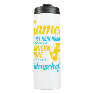 Games Leidenschaft Zocken Zocker Gamer Console Gif Thermosbecher