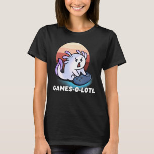 Games O Lotl Gaming Eidechse Fisch Axolotl Videosp T-Shirt
