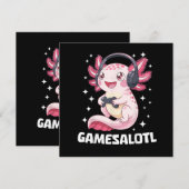 Gamesalotl Axolotl Gaming  (Vorne/Hinten)