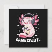 Gamesalotl Axolotl Gaming  (Rückseite)