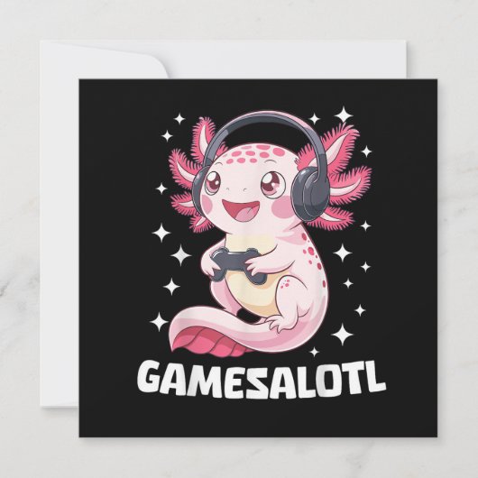 Gamesalotl Axolotl Gaming  (Vorderseite)