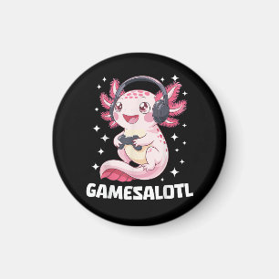 Gamesalotl Axolotl Gaming Magnet