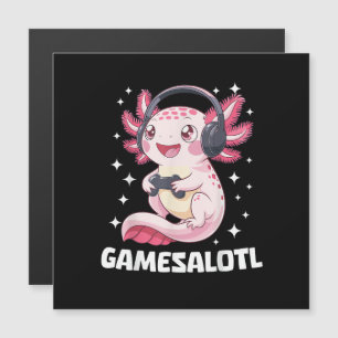 Gamesalotl Axolotl Gaming  Magnetkarte