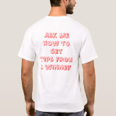 Gameshow-Produkte T-Shirt (Rückseite)