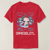 Gamesolotl Aolotl Video Gamer Kawaii Pastel Goth A T-Shirt (Design vorne)