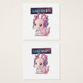 Gamesolotl - Axolotl Gamer (Vorne & Hinten)