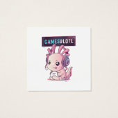 Gamesolotl - Axolotl Gamer (Rückseite)