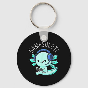 Gamesolotl Axolotl Gamer Anime Gifts Kawaii Boys G Schlüsselanhänger