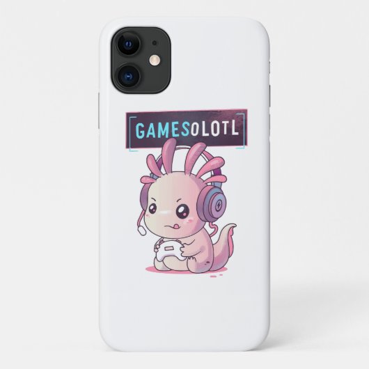 Gamesolotl - Axolotl Gamer Case-Mate iPhone Hülle (Rückseite)