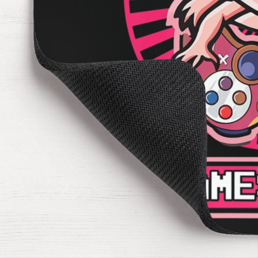 Gamesolotl Axolotl Niedlich Kawaii Anime Gaming Ki Mousepad (Ecke)