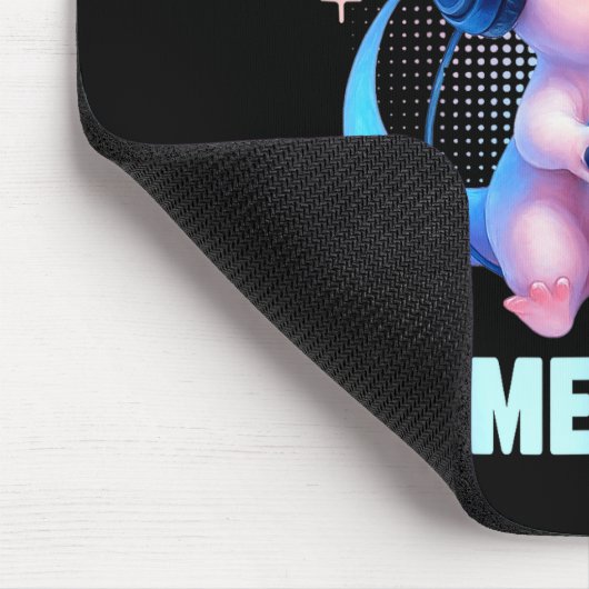 Gamesolotl Axolotl Video Gamer Kawaii Anime Boys T Mousepad (Ecke)