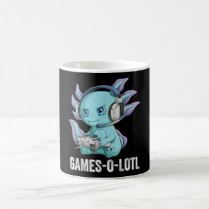 Gamesolotl Axolotl Video Gamer Kawaii Anime Jungs Kaffeetasse