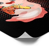 Gamesolotl Axolotl Video Gamer Kawaii Pastel Goth Poster (Ecke)