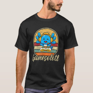 Gamesolotl Gamer Axolotl Video Games Fish Lizard G T-Shirt