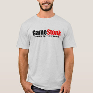 GameStonk:Power zum Volk T-Shirt