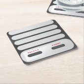 Gamesystemsteuerung Rechteckiger Pappuntersetzer (angewinkelt)